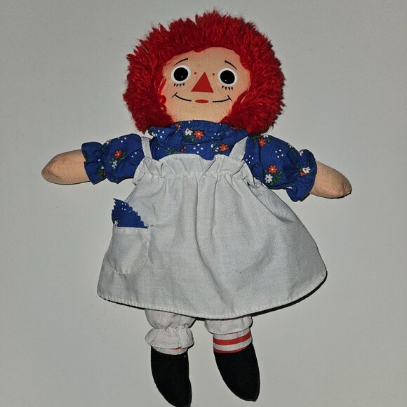 VTG Playskool 1987 Raggedy Ann Plush 70101 Rag Doll 12" Stuffed Toy READ - Picture 1 of 12